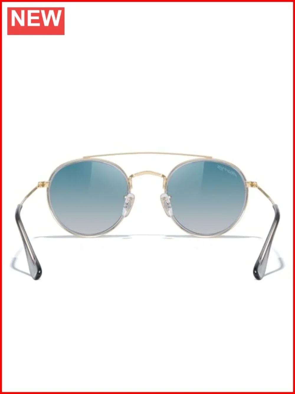 Retro Round Polarized Sunglasses Unisex Double Bridge
